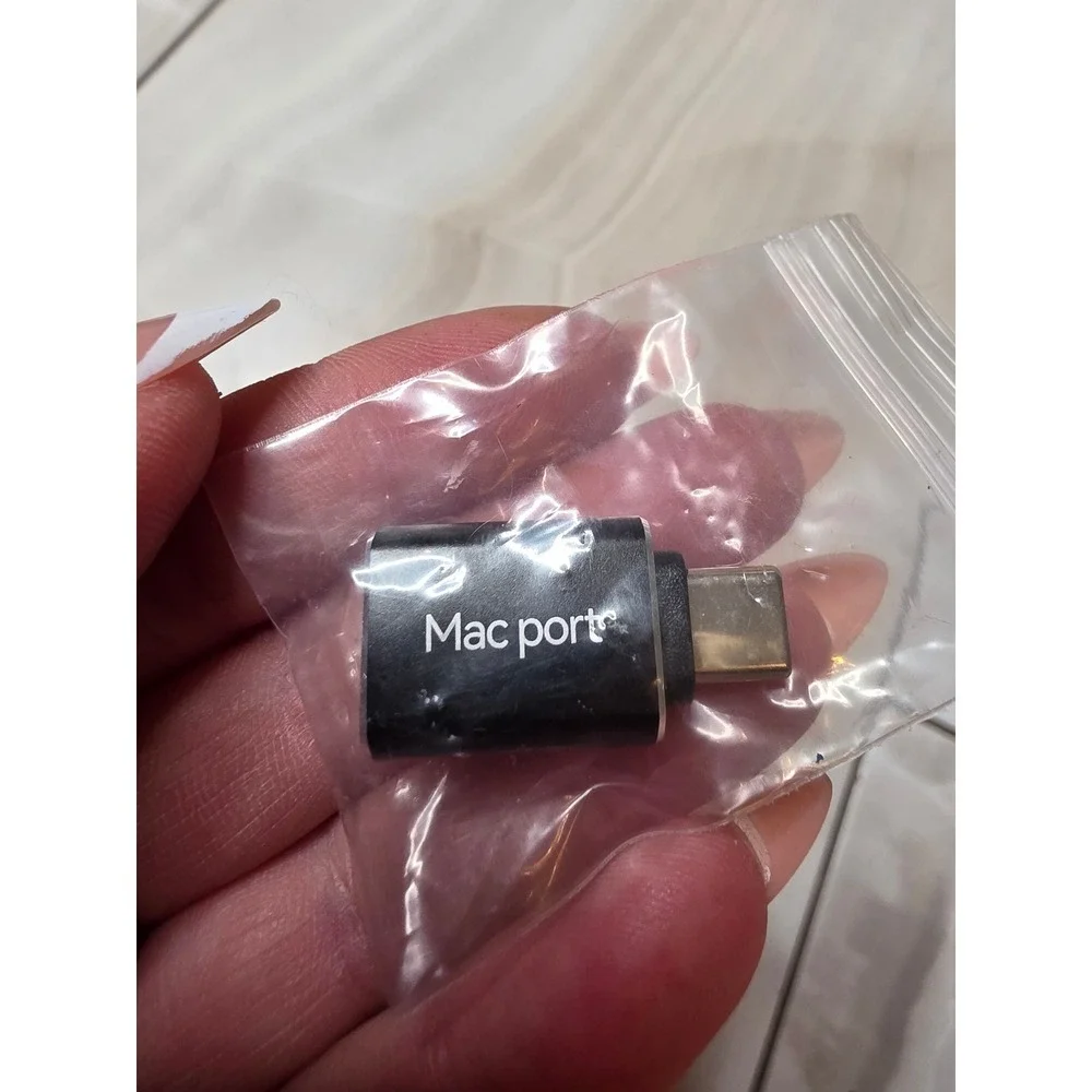 Mac port USB-C to USB 3.0 Adapter Male Type-C to Female USB OTG Dongle Black